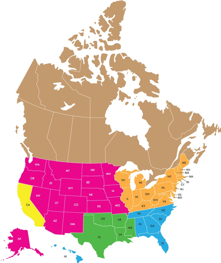 Metra Online Sales Representative Map